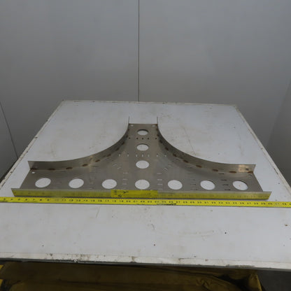 Cooper B-Line SS6CC-06-HT12 6"W 316 Stainless Steel Cable Tray Horizontal Tee