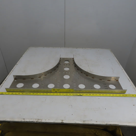 Cooper B-Line SS6CC-06-HT12 6"W 316 Stainless Steel Cable Tray Horizontal Tee
