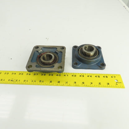 RHP SF5 4 Bolt Flange Mount Ball Bearing Unit 1-1/4" Bore Lot Of 2