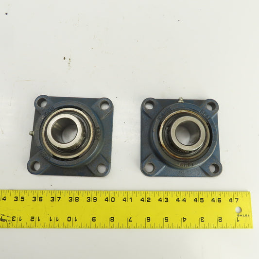 RHP SF5 4 Bolt Flange Mount Ball Bearing Unit 1-1/4" Bore Lot Of 2