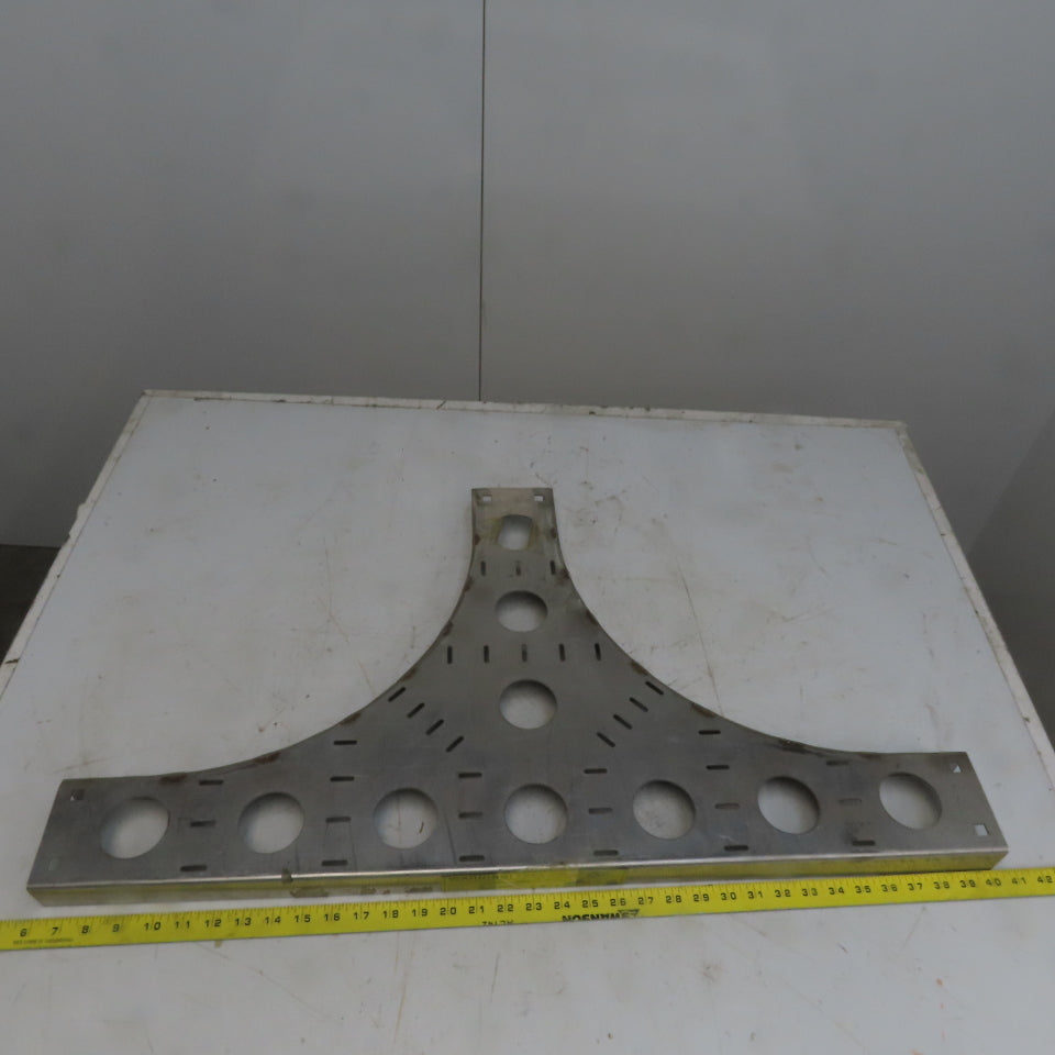 Cooper B-Line SS6CC-04-HT12 4"W 316 Stainless Steel Cable Tray Horizontal Tee