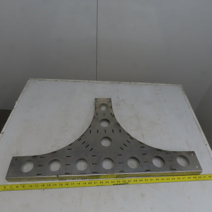 Cooper B-Line SS6CC-04-HT12 4"W 316 Stainless Steel Cable Tray Horizontal Tee