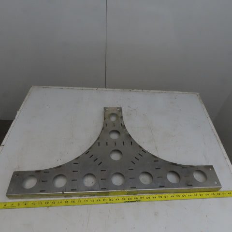 Cooper B-Line SS6CC-04-HT12 4"W 316 Stainless Steel Cable Tray Horizontal Tee