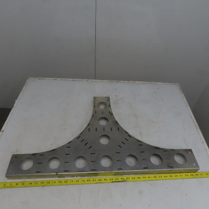 Cooper B-Line SS6CC-04-HT12 4"W 316 Stainless Steel Cable Tray Horizontal Tee