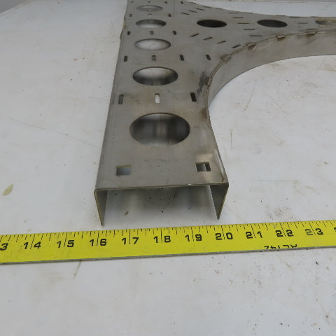 Cooper B-Line SS6CC-04-HT12 4"W 316 Stainless Steel Cable Tray Horizontal Tee