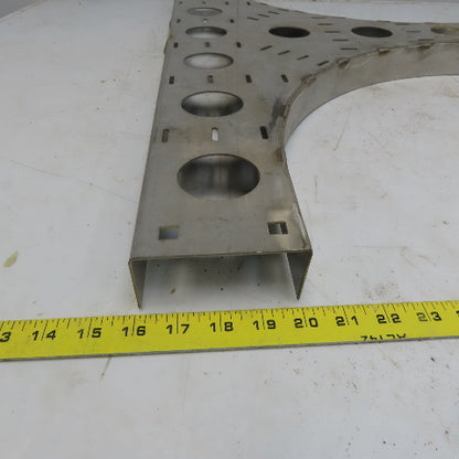 Cooper B-Line SS6CC-04-HT12 4"W 316 Stainless Steel Cable Tray Horizontal Tee