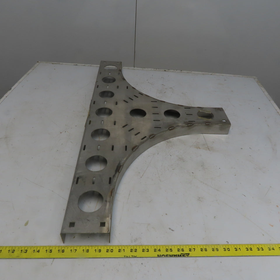 Cooper B-Line SS6CC-04-HT12 4"W 316 Stainless Steel Cable Tray Horizontal Tee