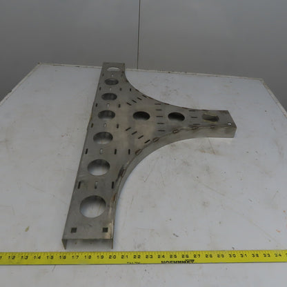 Cooper B-Line SS6CC-04-HT12 4"W 316 Stainless Steel Cable Tray Horizontal Tee