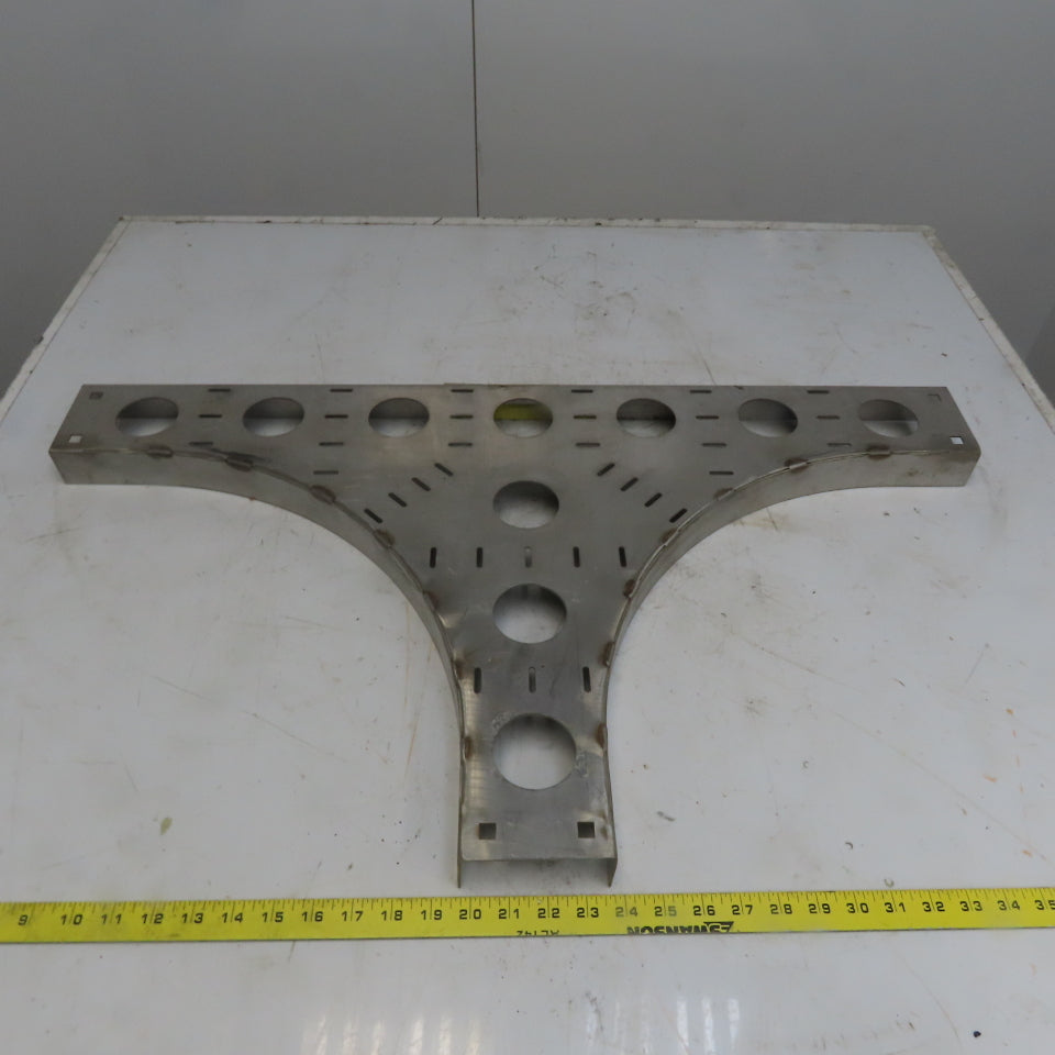 Cooper B-Line SS6CC-04-HT12 4"W 316 Stainless Steel Cable Tray Horizontal Tee