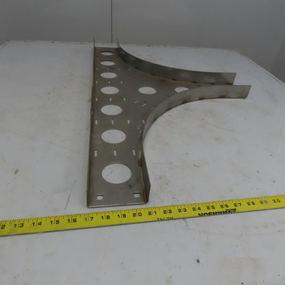 Cooper B-Line SS6CC-04-HT12 4"W 316 Stainless Steel Cable Tray Horizontal Tee