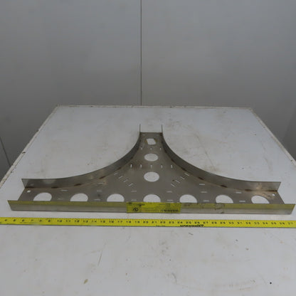Cooper B-Line SS6CC-04-HT12 4"W 316 Stainless Steel Cable Tray Horizontal Tee