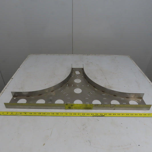 Cooper B-Line SS6CC-04-HT12 4"W 316 Stainless Steel Cable Tray Horizontal Tee