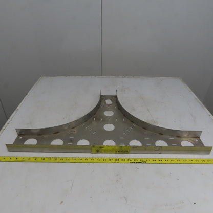 Cooper B-Line SS6CC-04-HT12 4"W 316 Stainless Steel Cable Tray Horizontal Tee