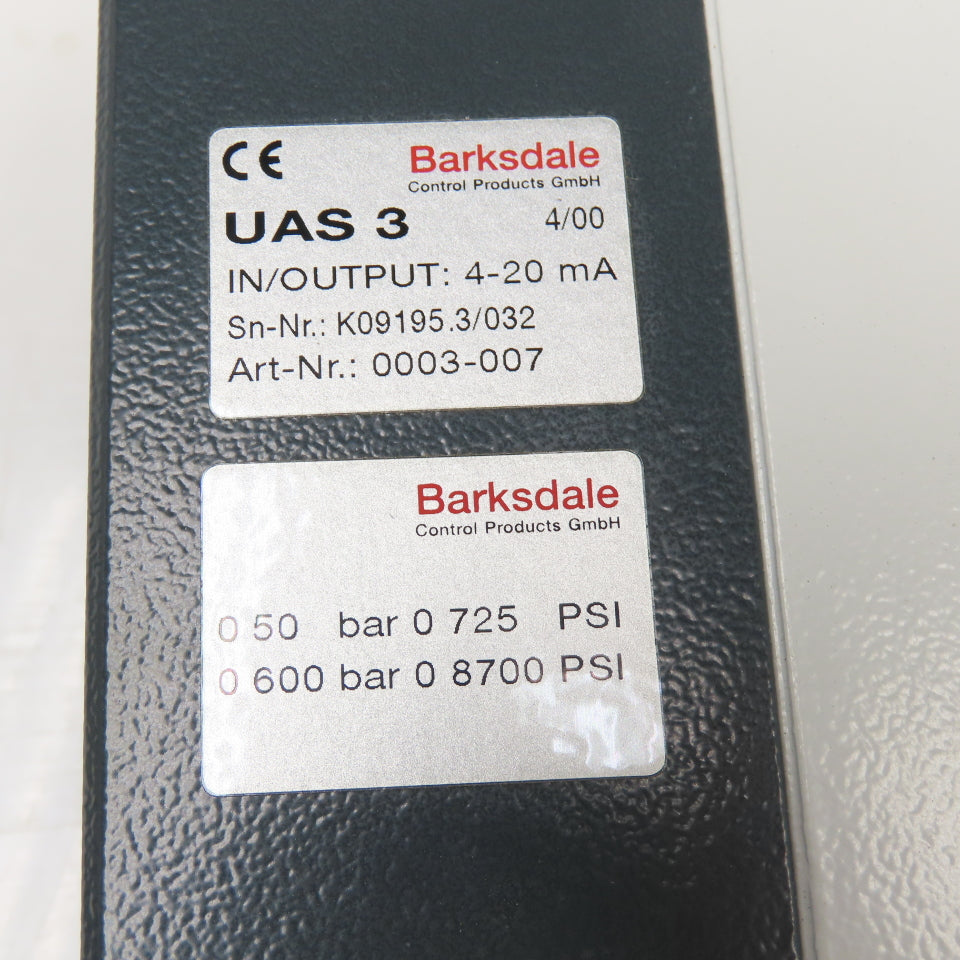 Barksdale UAS3-4-20 Digiswitch Multi Function Trip Amplifier