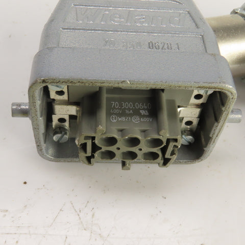 Wieland 70.300.0640 70.350.0628.1 Electrical Connector 400V 16A Mixed Lot Of 2
