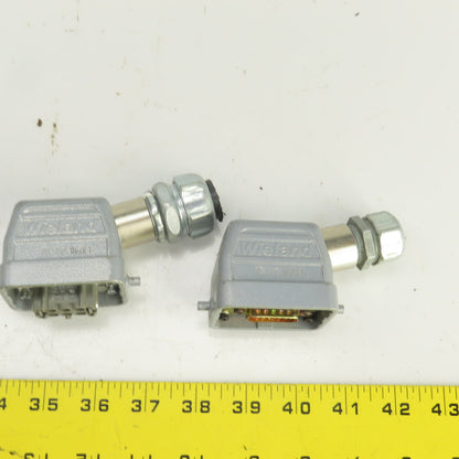 Wieland 70.300.0640 70.350.0628.1 Electrical Connector 400V 16A Mixed Lot Of 2