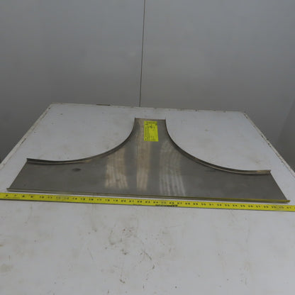 Cooper B-Line 808SS6-06-HT12 6"W 316 Stainless Steel Cable Tray Horizontal Cover