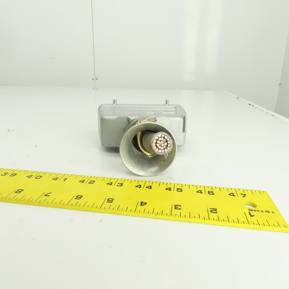 Wieland 70.310.2440 2-Row Male Connector 400V 16A 24 Pin W/73.362.6428.0 Hood