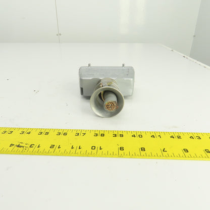 Wieland 70.300.2440 2-Row Female Connector 400V 16A 24 Hole W/73.362.6428.0 Hood