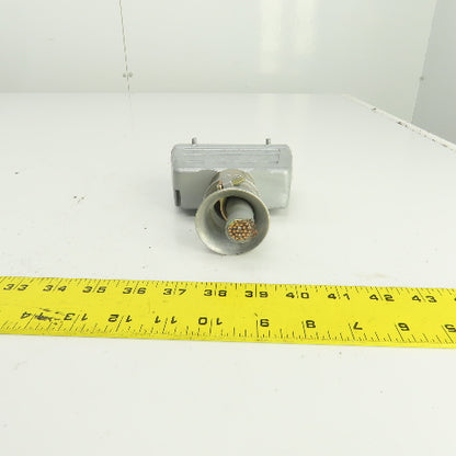 Wieland 70.300.2440 2-Row Female Connector 400V 16A 24 Hole W/73.362.6428.0 Hood