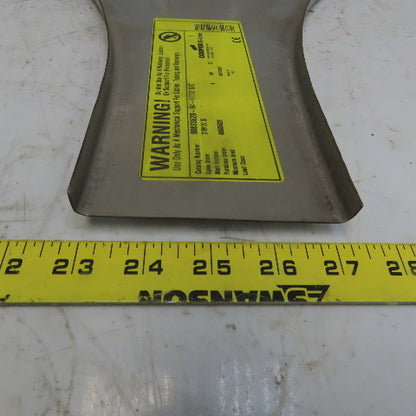 Cooper B-Line 808SS620-04-HT12 4"W Stainless Steel Cable Tray Horizontal Cover