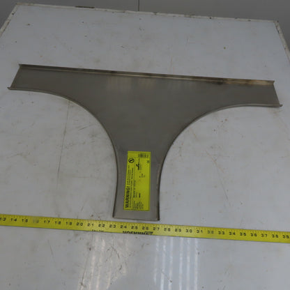Cooper B-Line 808SS620-04-HT12 4"W Stainless Steel Cable Tray Horizontal Cover