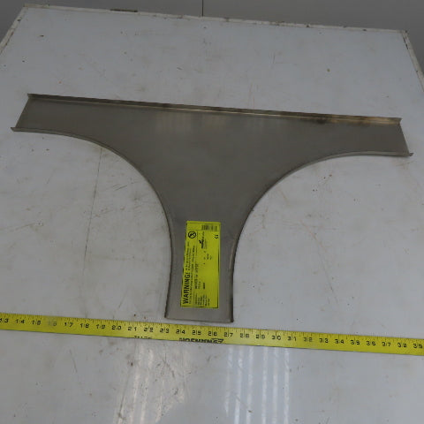 Cooper B-Line 808SS620-04-HT12 4"W Stainless Steel Cable Tray Horizontal Cover