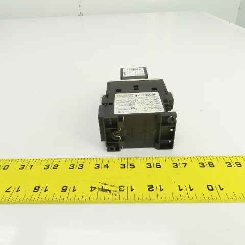 Siemens 3RT1026-3A 35A 600V Contactor 2-20HP 110V Coil W/3RH1921-2HA22 Block