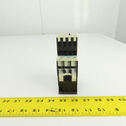Siemens 3RT1026-3A 35A 600V Contactor 2-20HP 110V Coil W/3RH1921-2HA22 Block