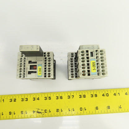 Siemens 3RH1140-2BB40 10A 600V Contactor Relay Lot Of 2