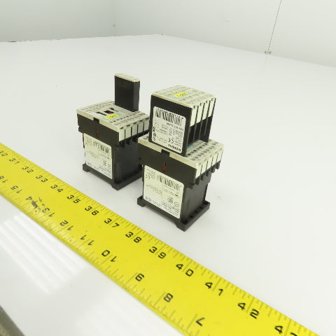 Siemens 3RH1140-2BB40 10A 600V Contactor Relay Lot Of 2