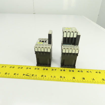 Siemens 3RH1140-2BB40 10A 600V Contactor Relay Lot Of 2