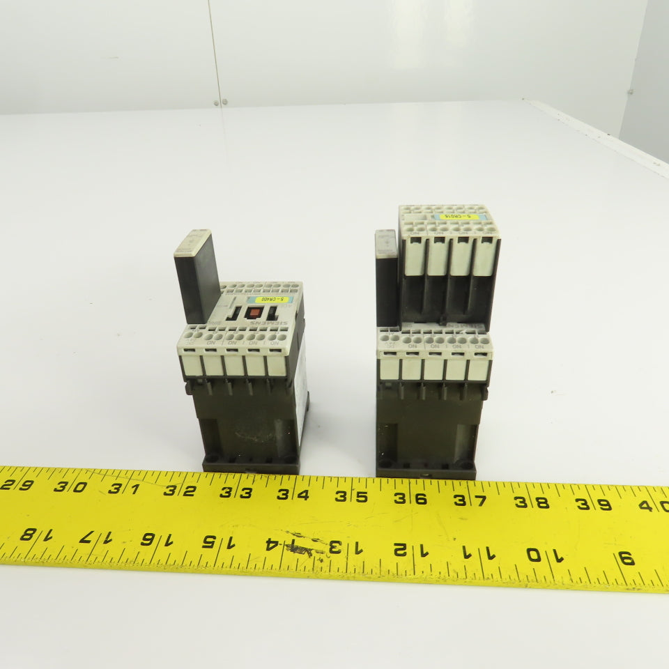 Siemens 3RH1140-2BB40 10A 600V Contactor Relay Lot Of 2