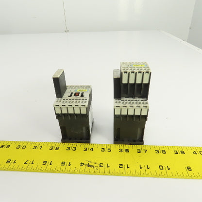 Siemens 3RH1140-2BB40 10A 600V Contactor Relay Lot Of 2