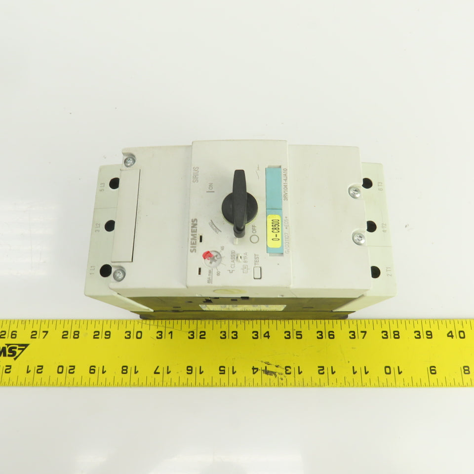 Siemens 3RV1041-4JA10 Manual Motor Controller 20-60HP 45-63A Trip