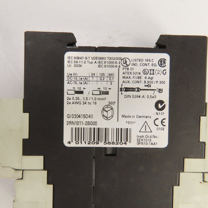 Siemens 3RN1011-2BG00 Thermistor Motor Protection Relay