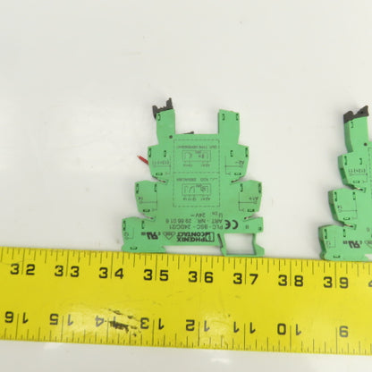 Phoenix Contact PLC-BSC-24DC/21 29-66-01-6 Terminal Block Relay Base 24VDC Lot/2