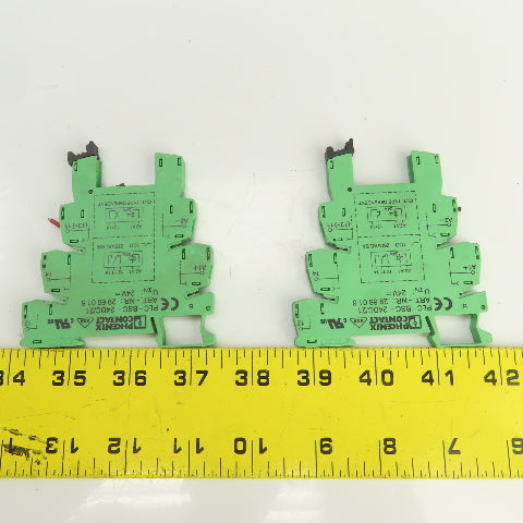 Phoenix Contact PLC-BSC-24DC/21 29-66-01-6 Terminal Block Relay Base 24VDC Lot/2
