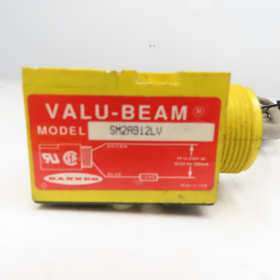 Banner SM2A912LV Valu-Beam 24-250VAC Photoelectric Sensor