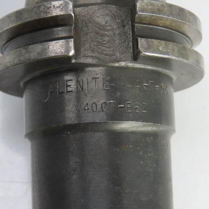 Valenite 4-T-03 V40CT-E62 Cat 40 Endmill Tool Holder 5/8" ID 3-5/8" Projection