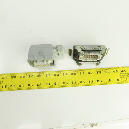 TE 1-1103637-1 1-1103636-1 Power Connector Male & Female Set 10-Pin 16A 400V