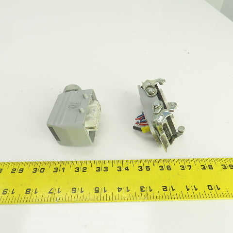 TE 1-1103637-1 1-1103636-1 Power Connector Male & Female Set 10-Pin 16A 400V