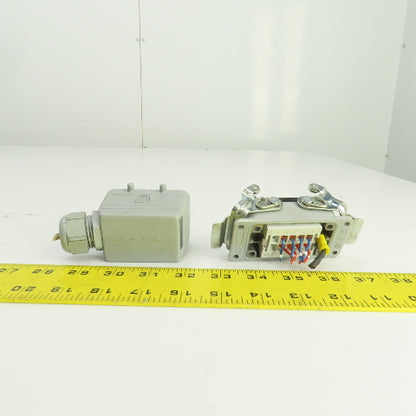TE 1-1103637-1 1-1103636-1 Power Connector Male & Female Set 10-Pin 16A 400V