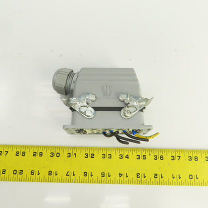 HTS Heavy Duty Power Connector Male & Female Set 6-Pin 35A 380V W/Hood