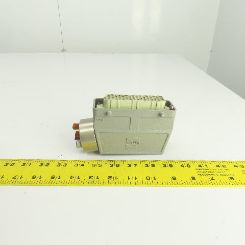 Harting HAN-D64F Power Connector Female 64-Pin 10A 250V W/Hood