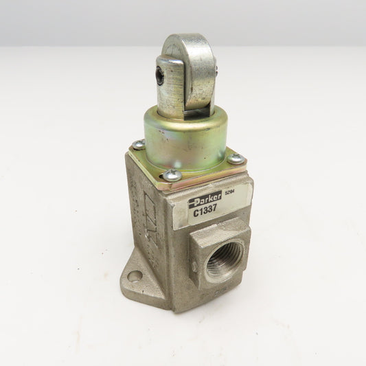 Parker C1337 3/8" NPT 2 Position Cam Plunger Pneumatic Switch