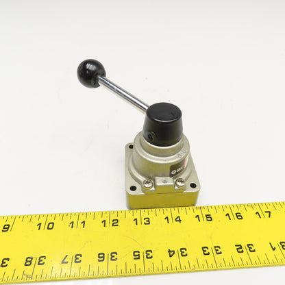 SMC NVH201 1/4" NPT 3 Position Manual Hand Valve 150PSI