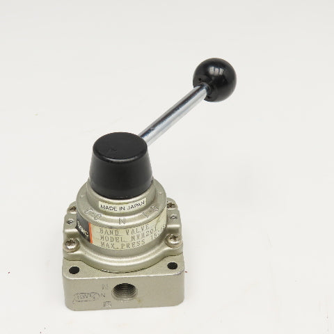SMC NVH201 1/4" NPT 3 Position Manual Hand Valve 150PSI