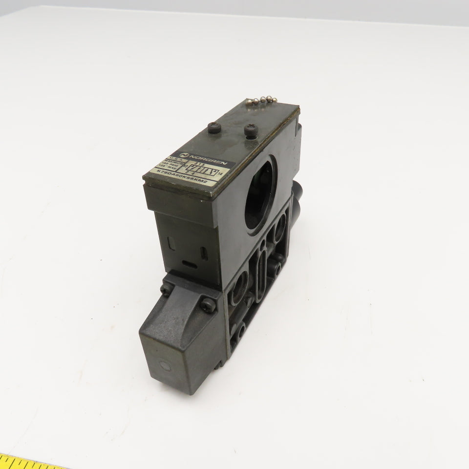 Norgren K79DA50KS6KM2 2 Position Pneumatic Valve 150 PSI 120V Coil