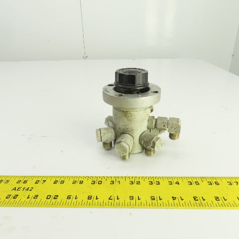 Hydac MS4A2.1/S08 Multi-Station Gauge Isolator Valve 6-Position Push To Read